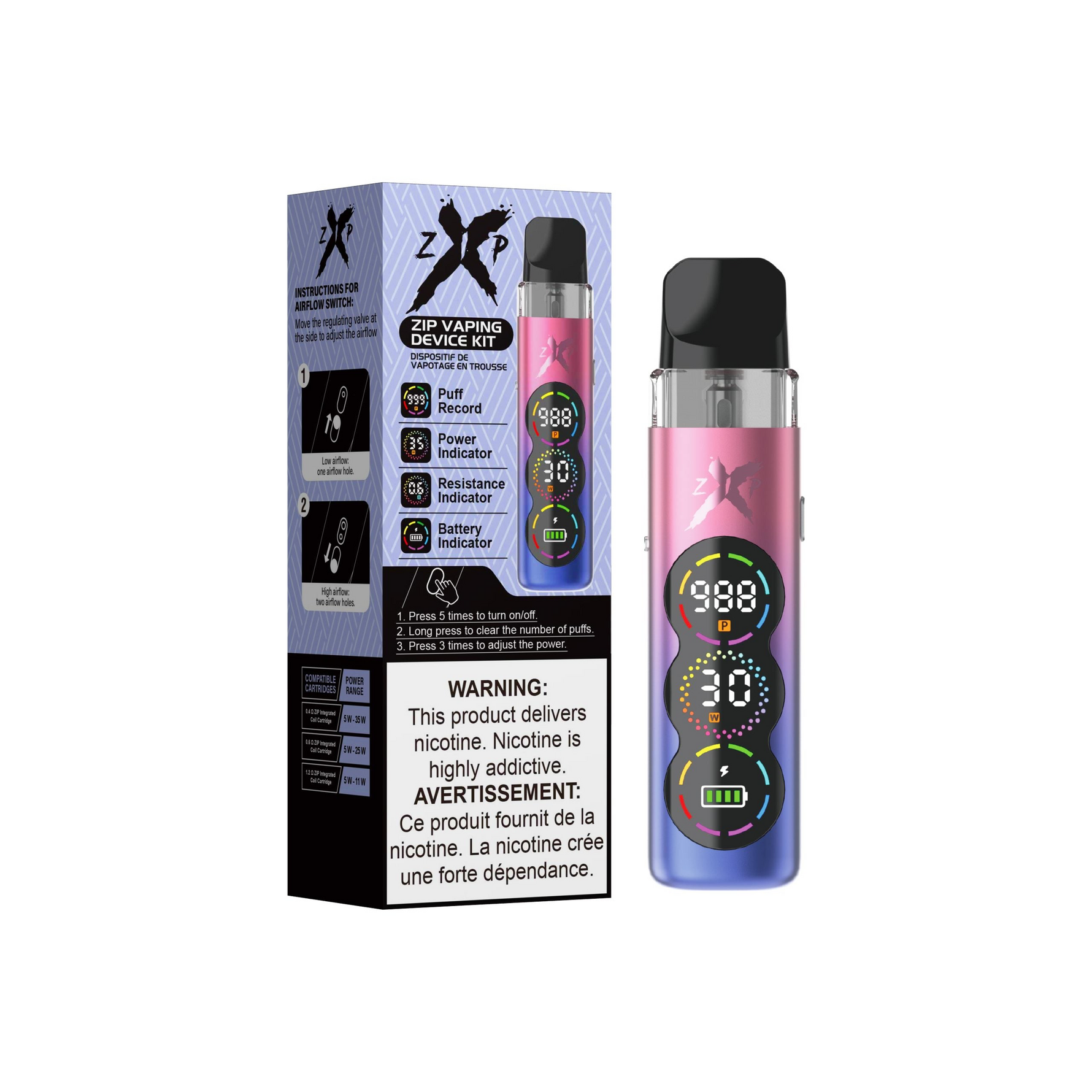 ZIP Vaping Device Kit