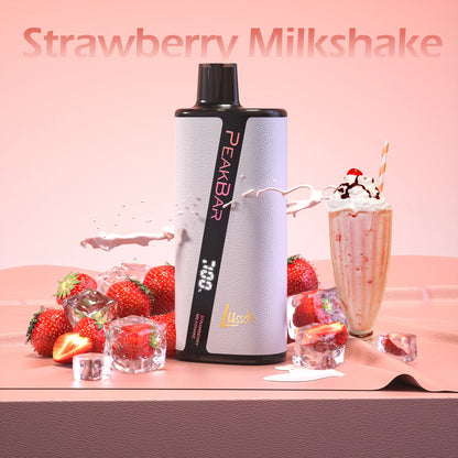 Peak Bar 8200 Disposable Strawberry Milkshake