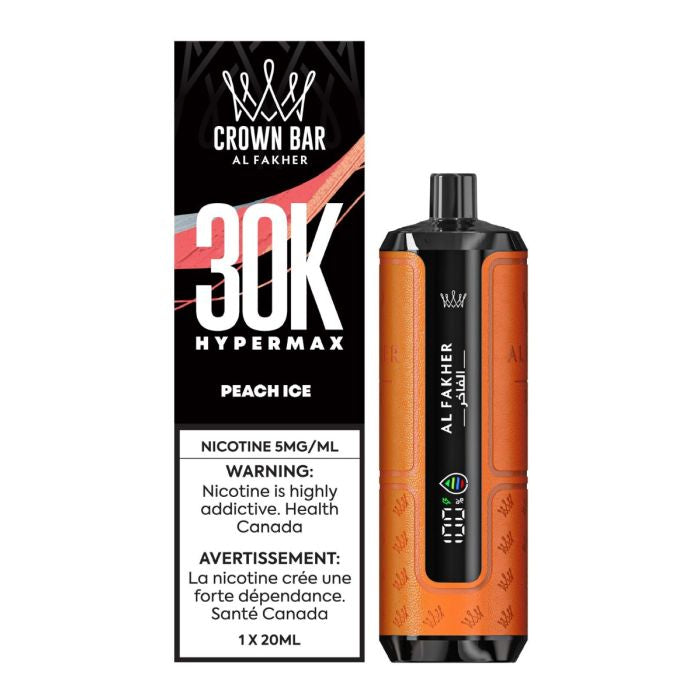 Crown Bar Al Fakher HyperMax 30k Vape Zone & Smokers Accessories Crown Bar Al Fakher HyperMax 30k Vape Zone & Smokers Accessories