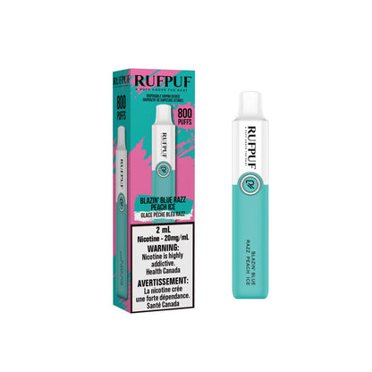 Rufpuf 800 puff disposable Blazin’ Blue Razz Peach ice