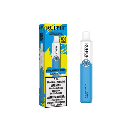 Rufpuf 800 puff disposable Bubbly Blueberry ice 