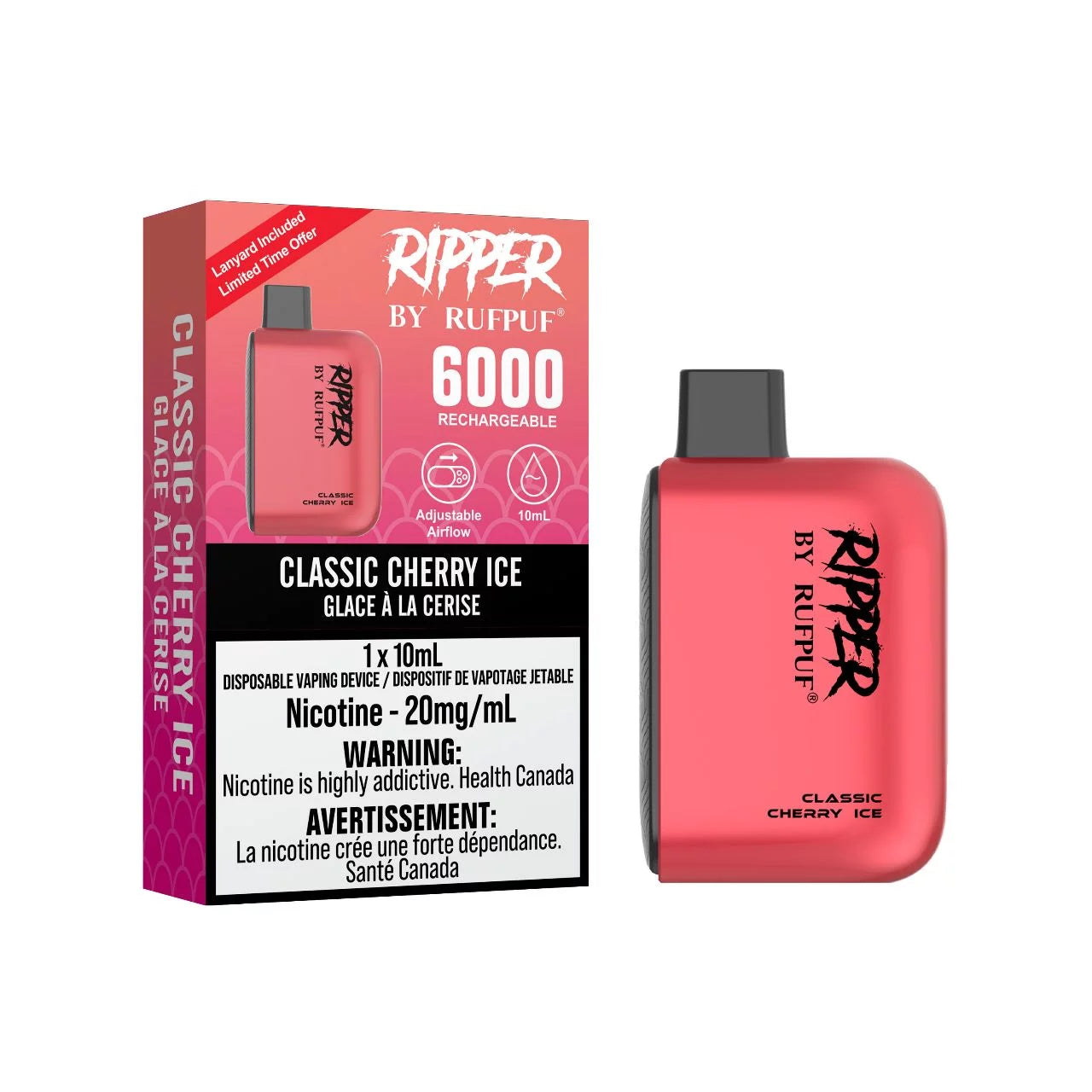 Ripper 6000 20mg disposable