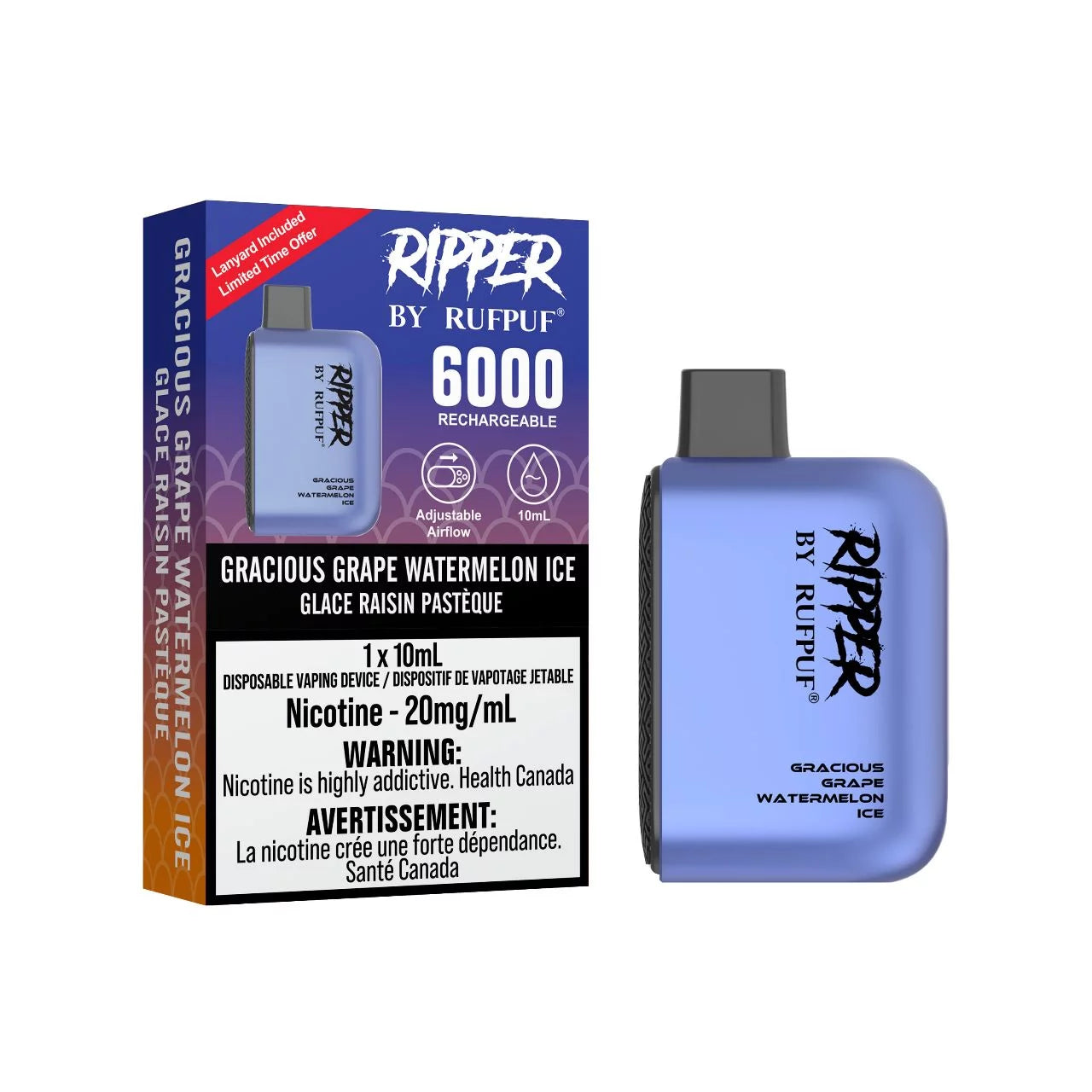 Ripper 6000 20mg disposable