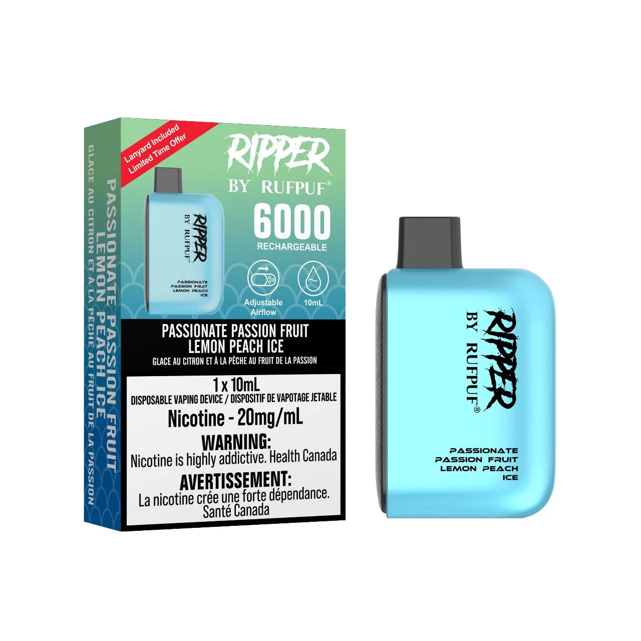 Ripper 6000 20mg disposable