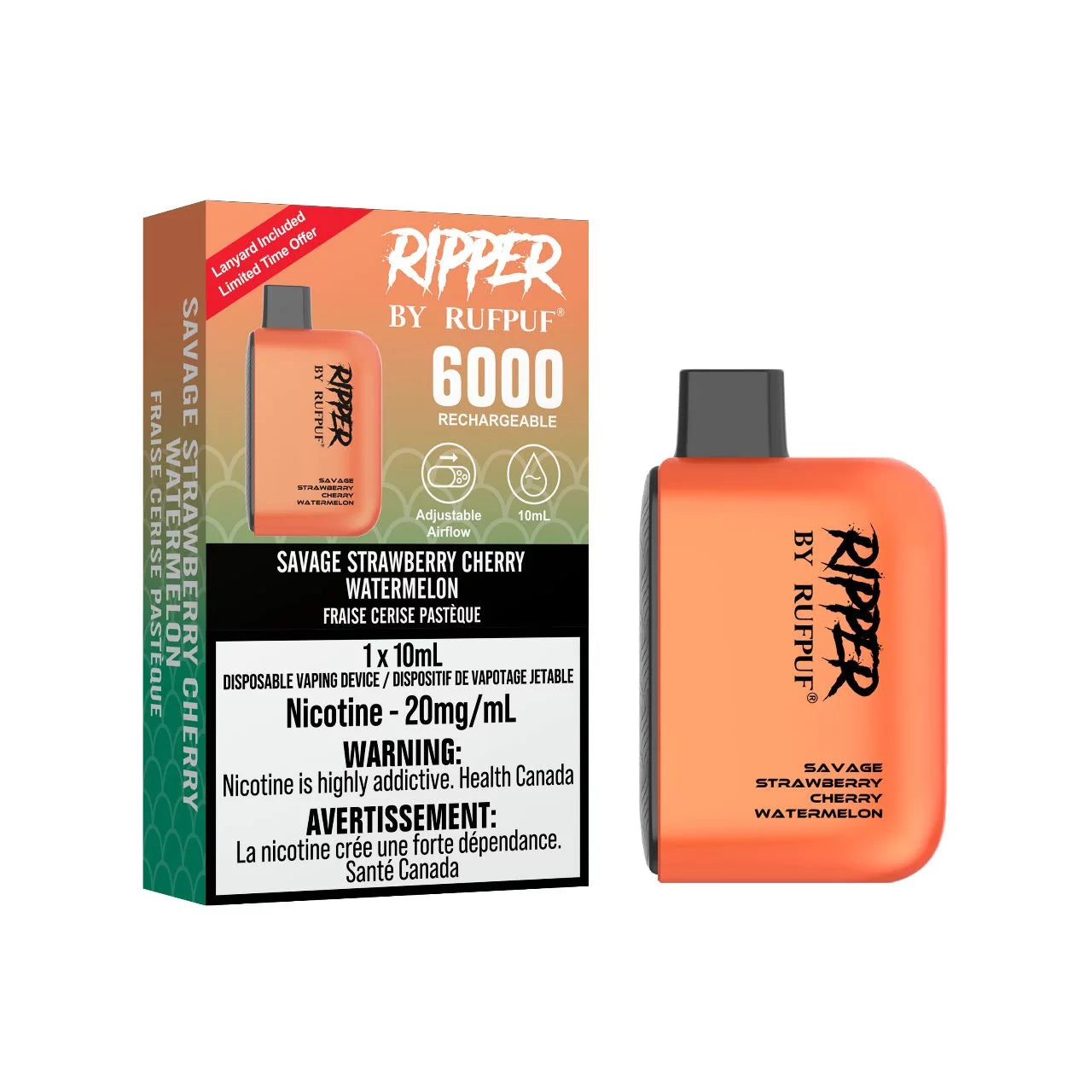 Ripper 6000 20mg disposable