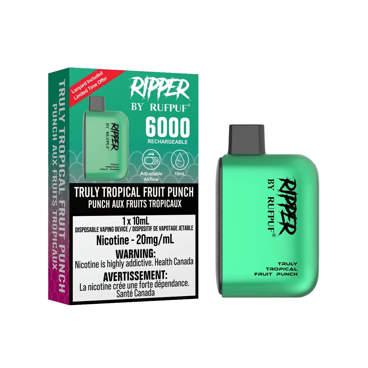 Ripper 6000 20mg disposable