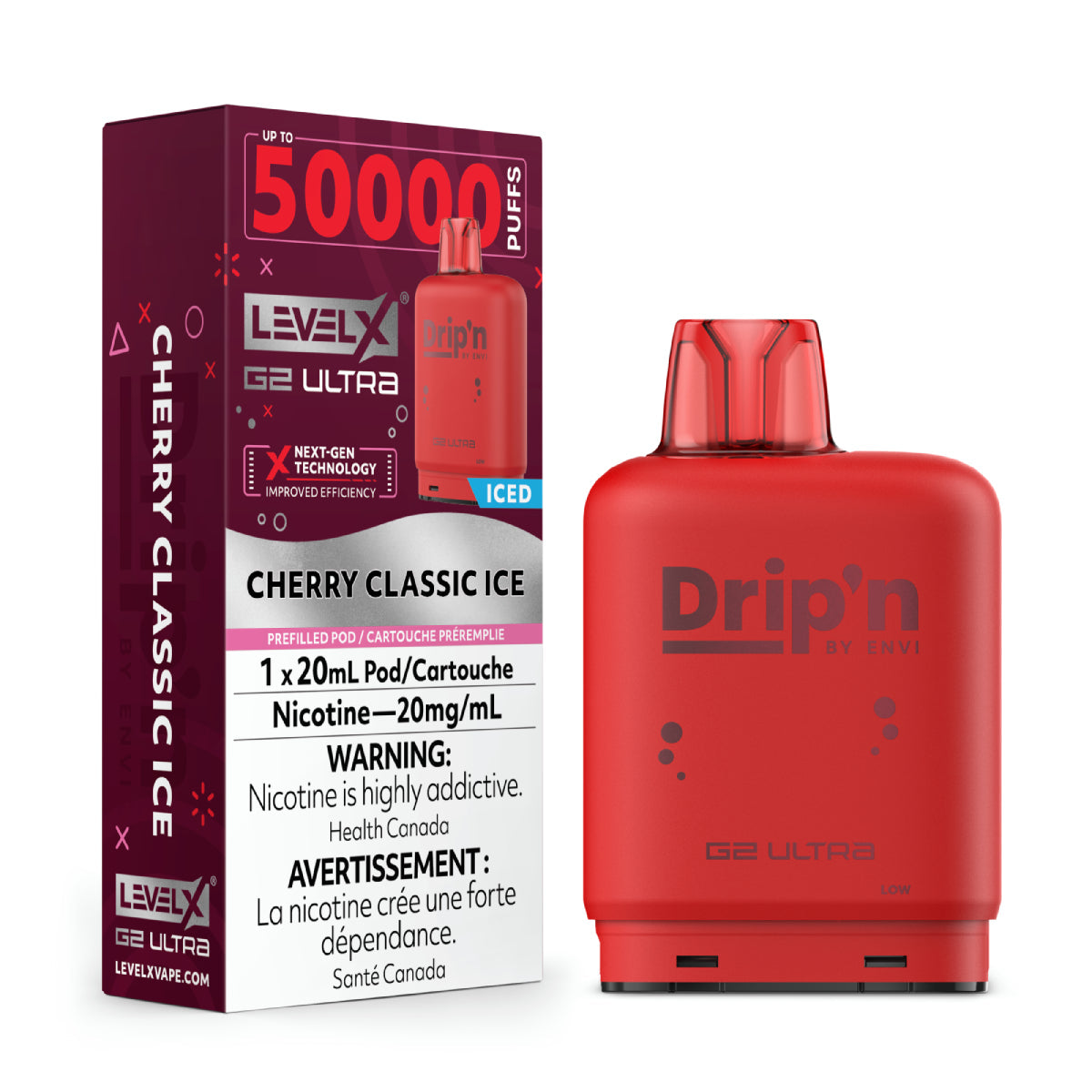 Drip’n Level X pod 50k G2 Ultra