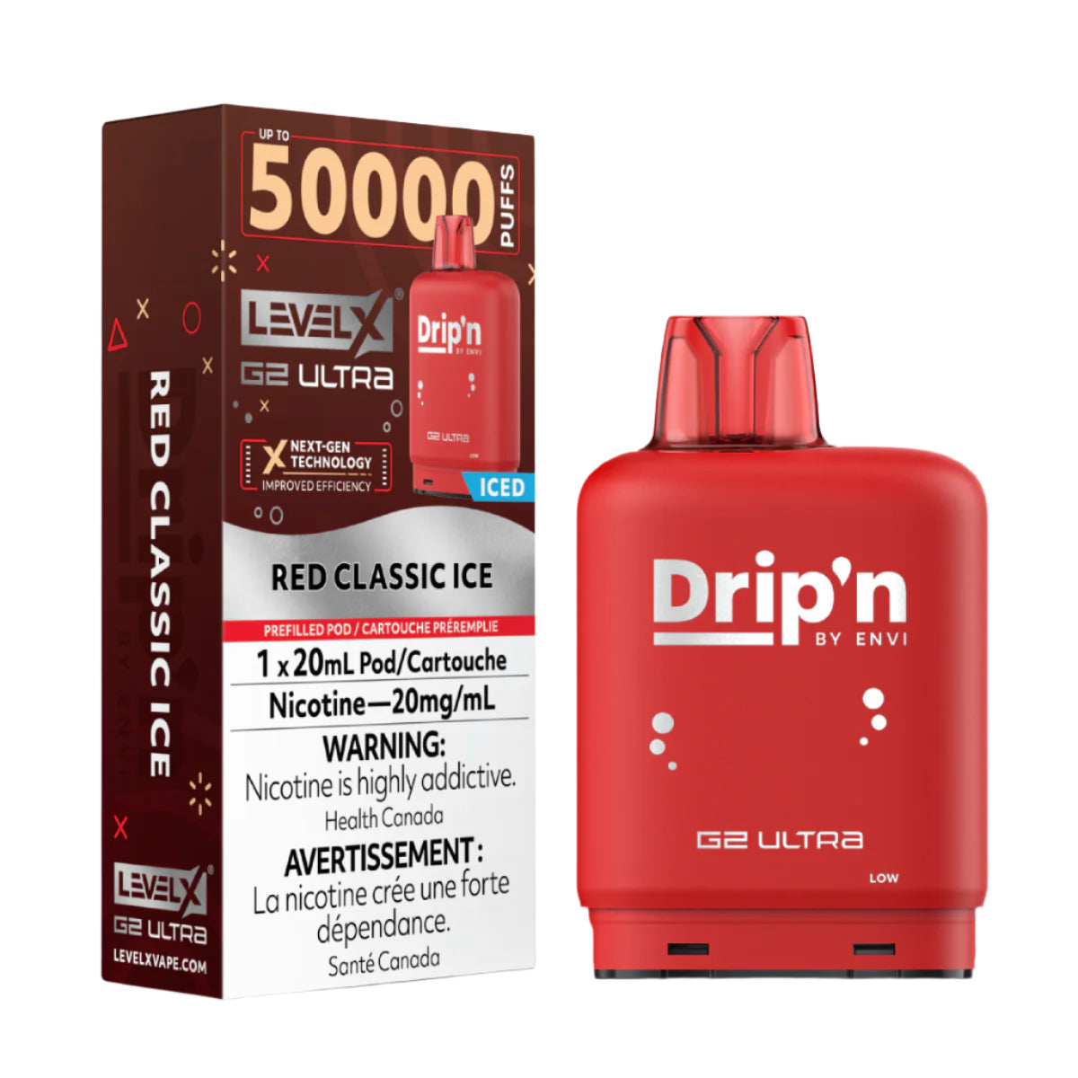 Drip’n Level X pod 50k G2 Ultra