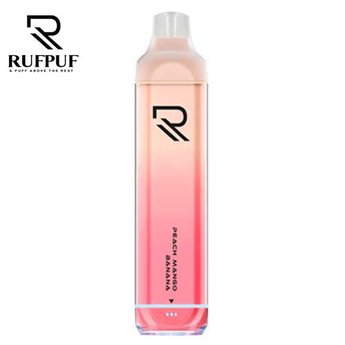 Rufpuf 7500 0mg Nicotine Free disposable Peach Mango Banana