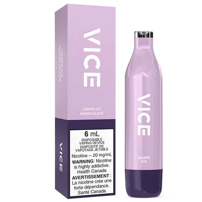 Vice 2500 puff disposable 20mg Grape ice