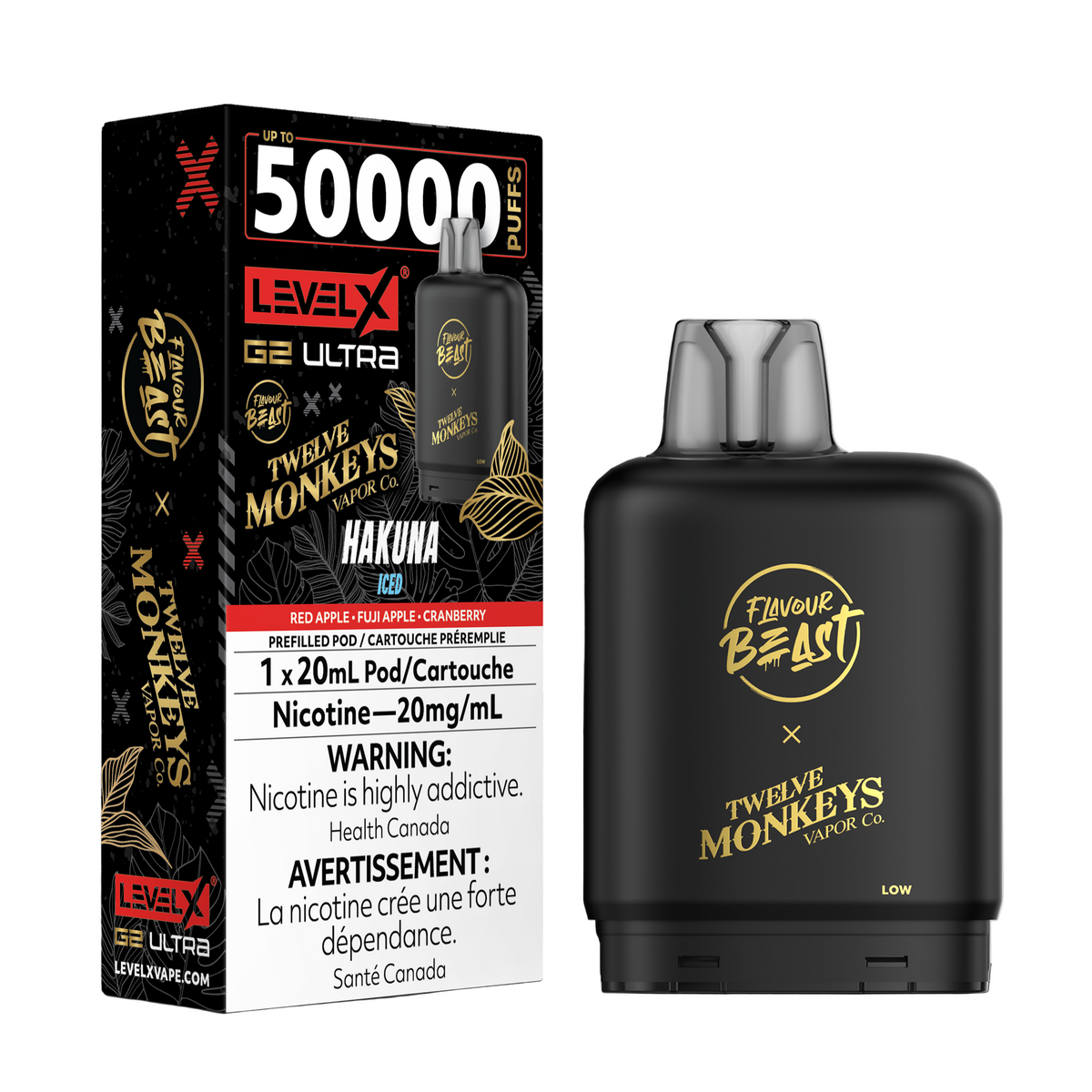 Flavour Beast Level X - G2 Ultra 50k Pods