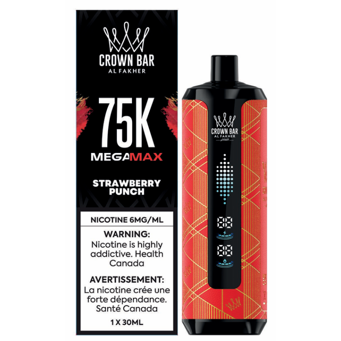 Crown Bar AL Fakher 75k Mega Max – Vape Zone & Smokers Accessories