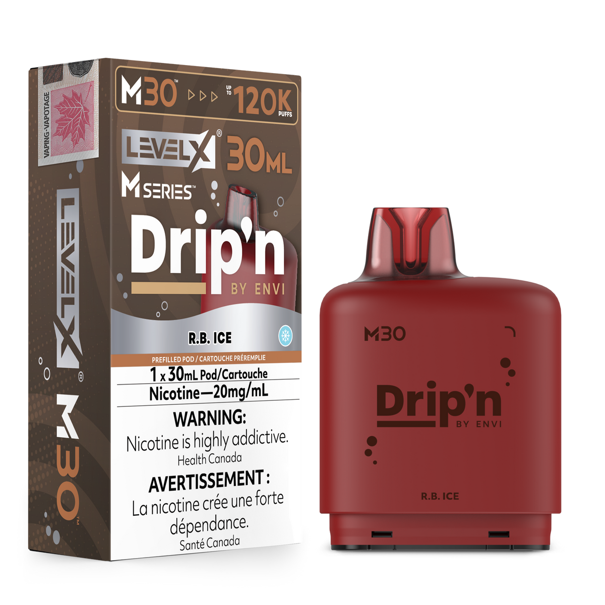 Level X M Series Drip'n 30mL 120K Replacement Pod