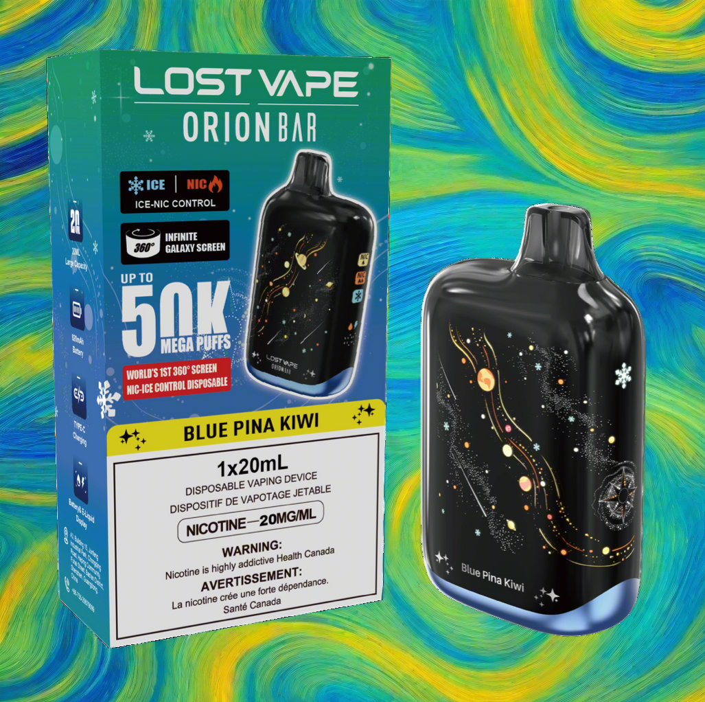 Lost Vape Orion Bar 50k, Blue Pina Kiwi