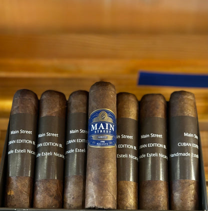 Main Street Cigars Cuban Edition Short Blue Box Gordo BL