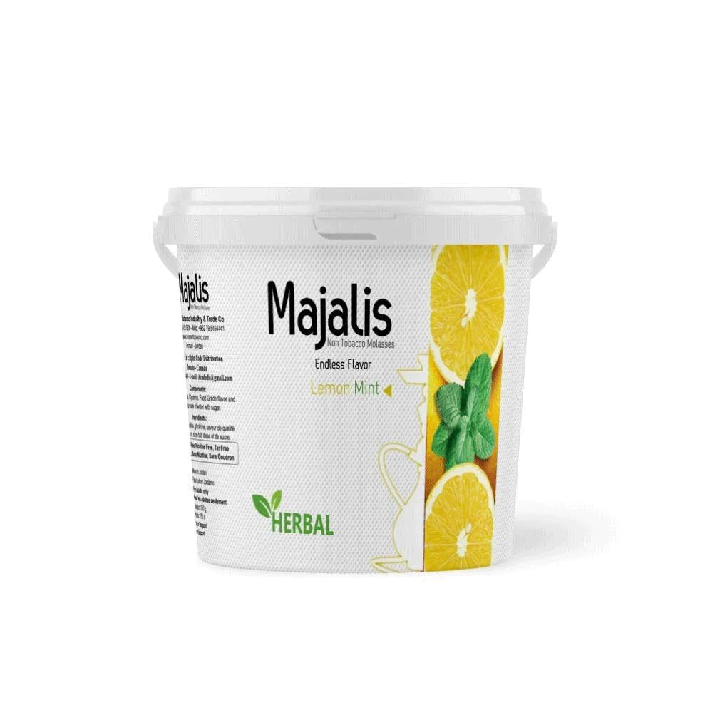 Majalis Herbal Hookah Flavour Lemon Mint