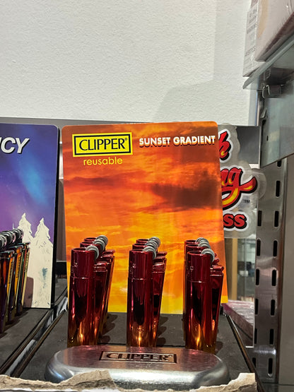 Metal Clipper Sunset Gradient