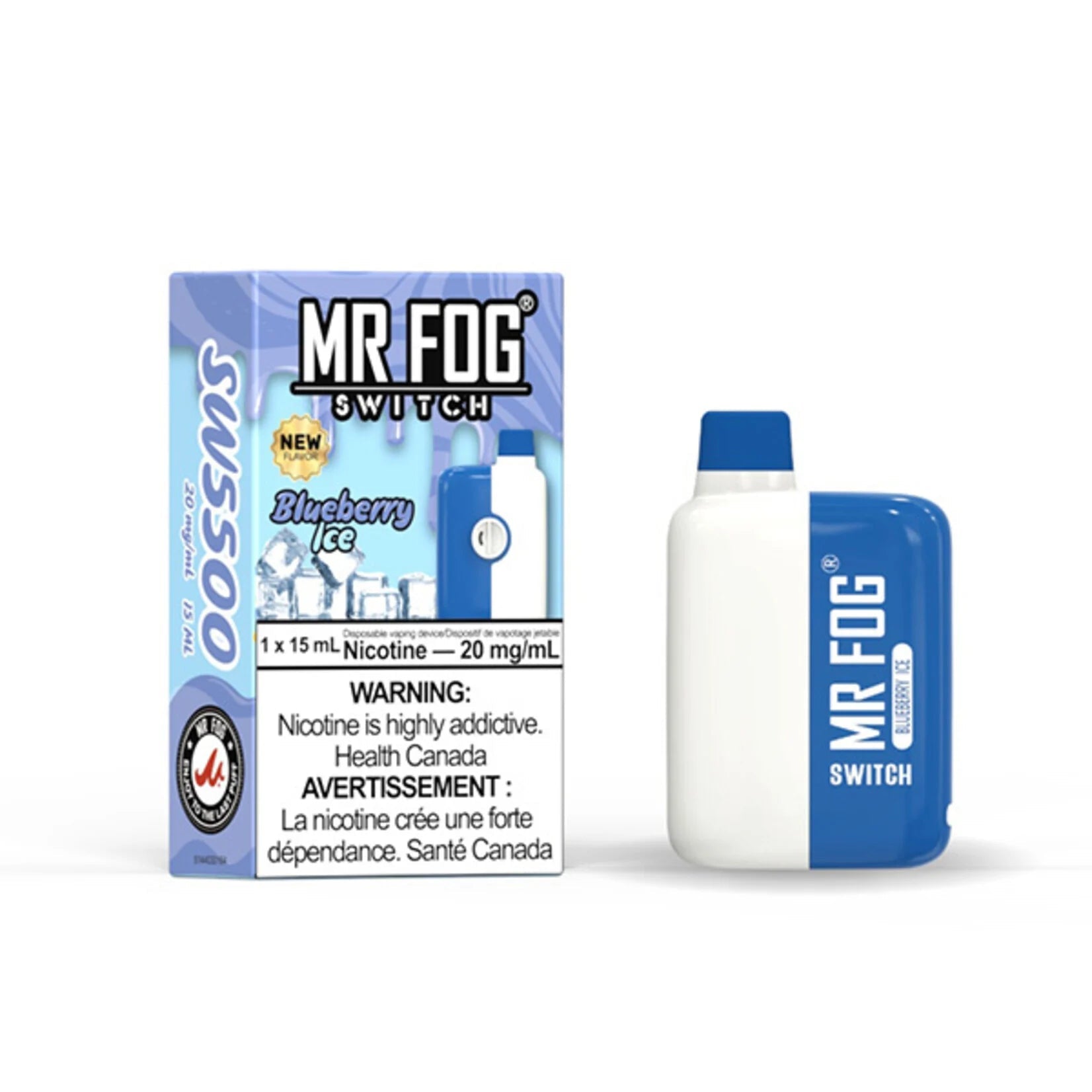 Mr Fog Switch 5500 Blueberry Ice