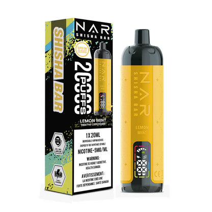 Nar Bar-Shisha-Disposable-20000-Lemon Mint