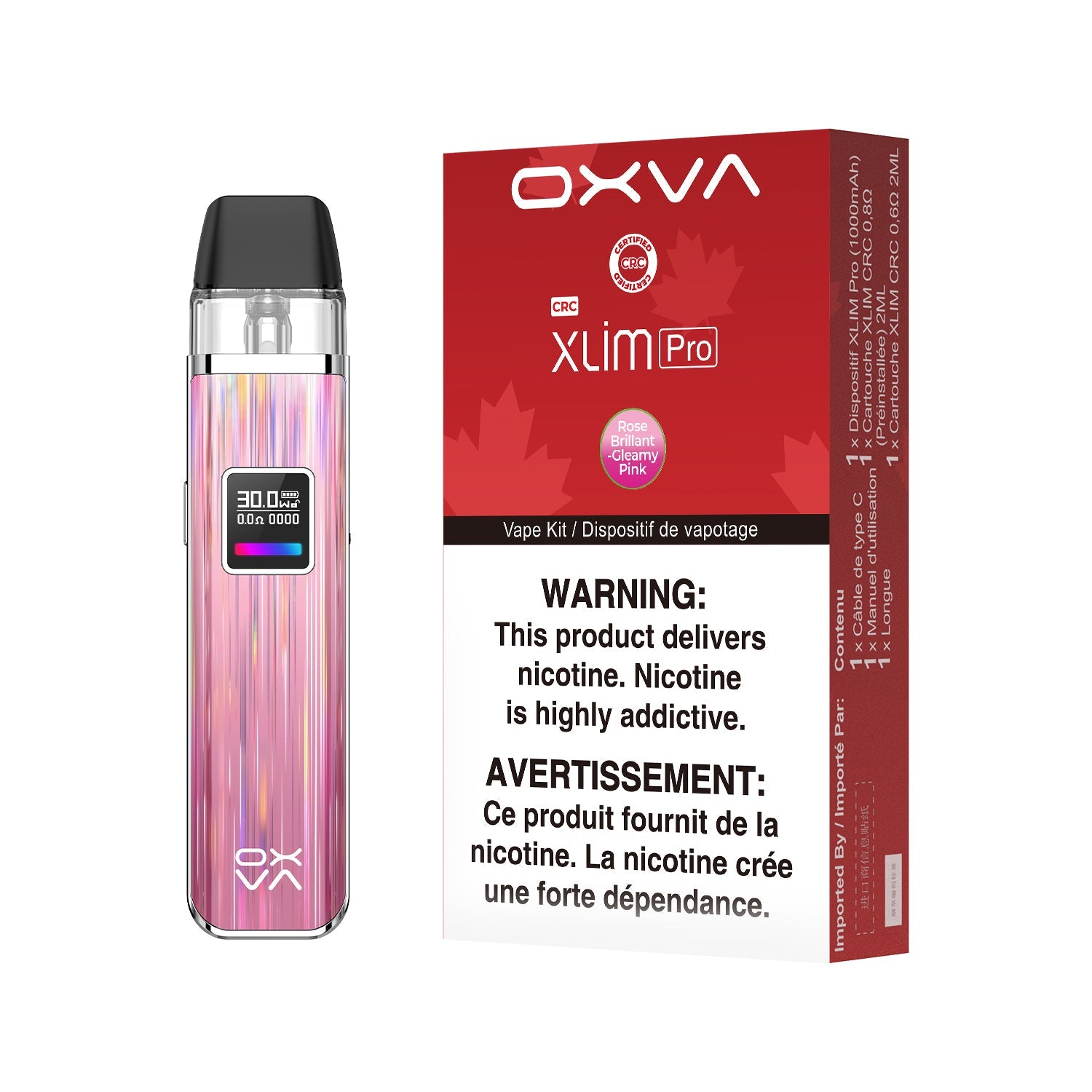 Oxbar Oxva Xlim Pro (Rectangle) – Vape Zone & Smokers Accessories