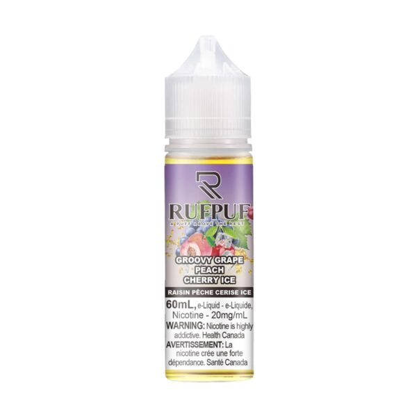 RUFPUF E-Juice 20mg/60ml Groovy Grape Peach Cherry Ice