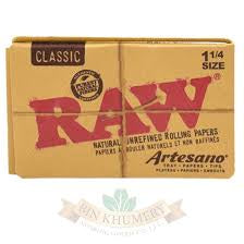 Raw Rolling Papers And Tips Artesano 1 1/4