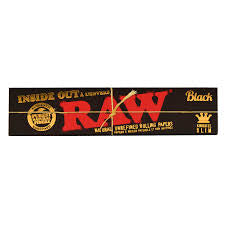 Raw Rolling Papers And Tips Inside Out King Slim