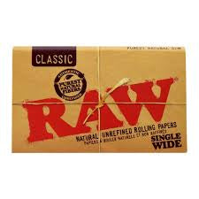 Raw Rolling Papers And Tips Single Wide