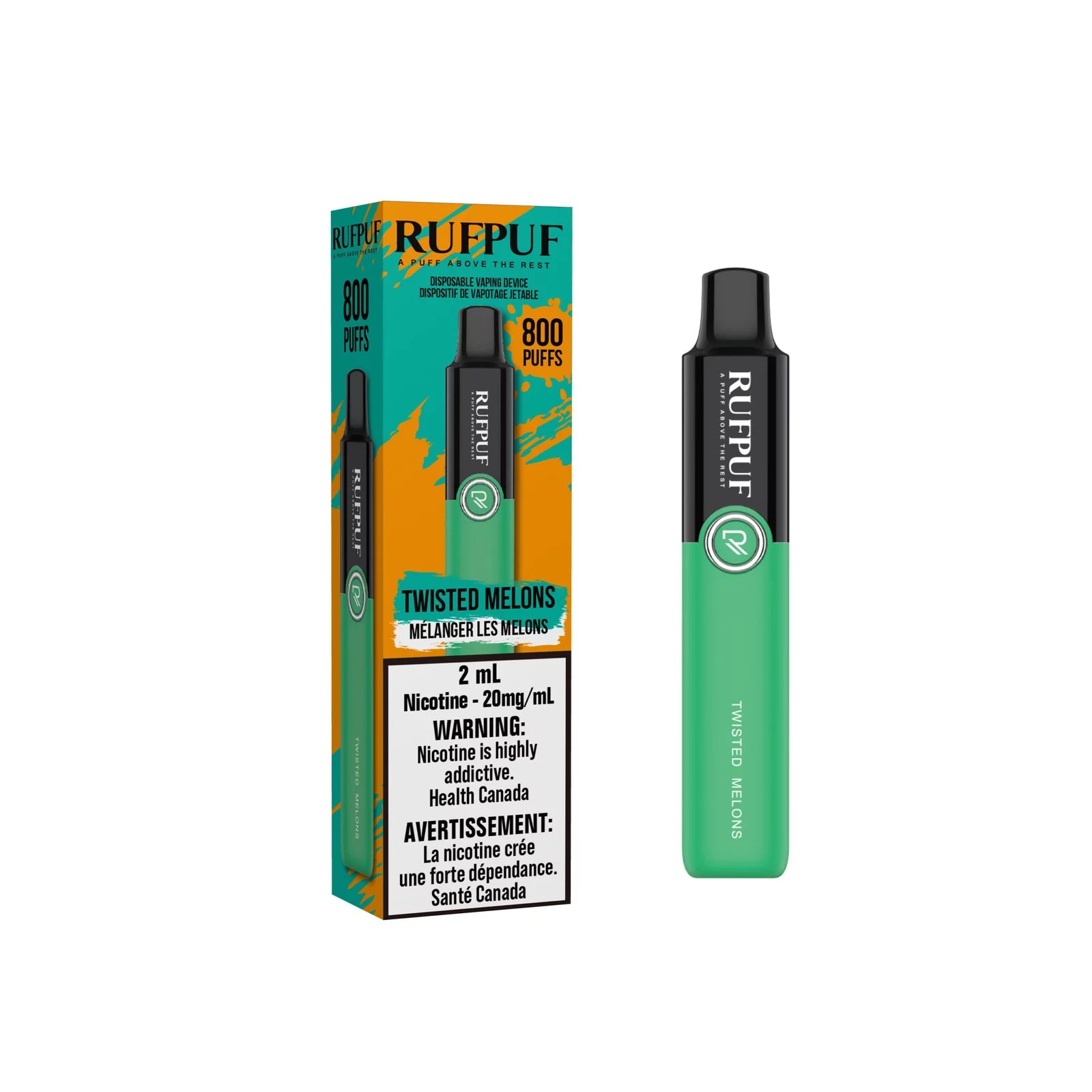 Rufpuf 800 puff disposable Twisted Melons