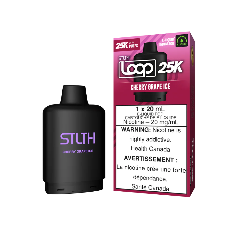 STLTH Loop 25k Pods Cherry Grape Ice