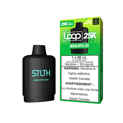 STLTH Loop 25k Pods Green Apple Ice