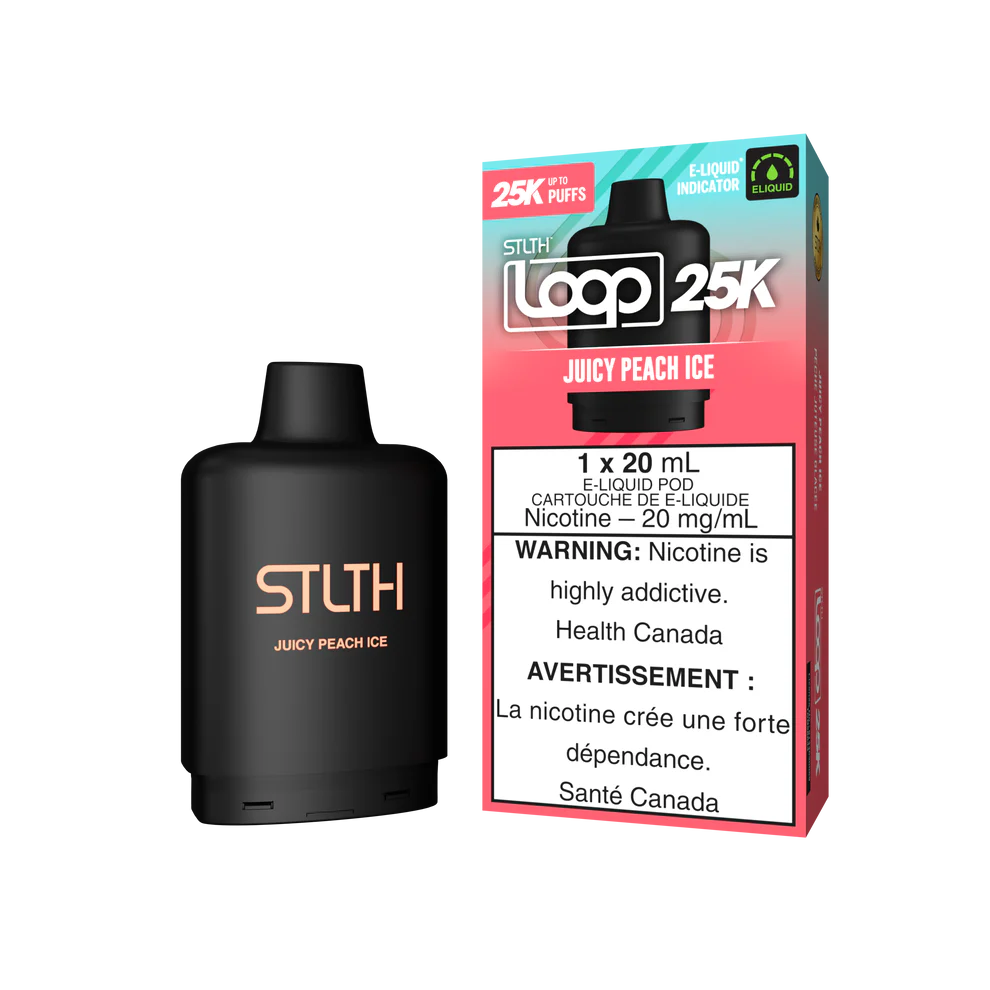 STLTH Loop 25k Pods Juicy Peach Ice