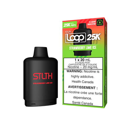 STLTH Loop 25k Pods Strawberry Lime Ice