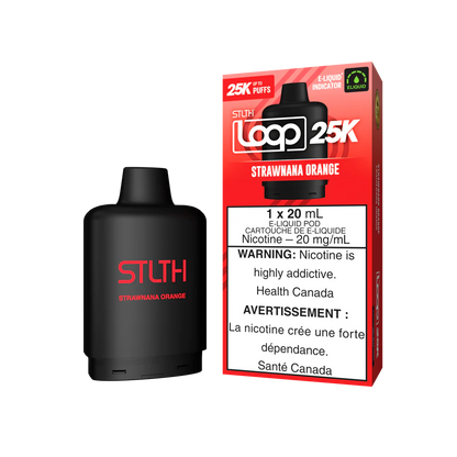 STLTH Loop 25k Pods Strawnana Orange