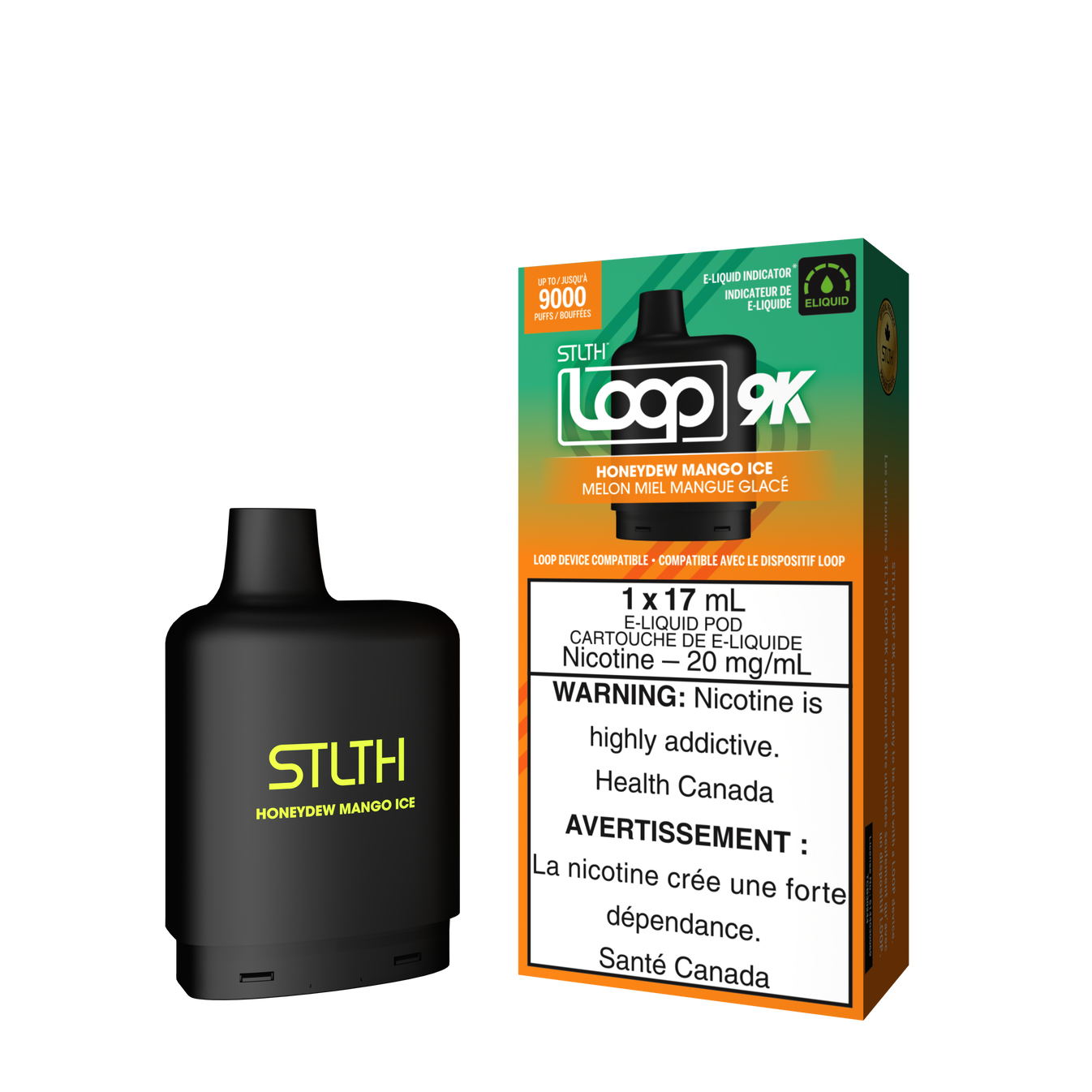 STLTH Loop 9k Pods Honeydew Mango Ice