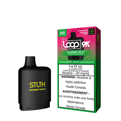 STLTH Loop 9k Pods Strawberry Lime Ice