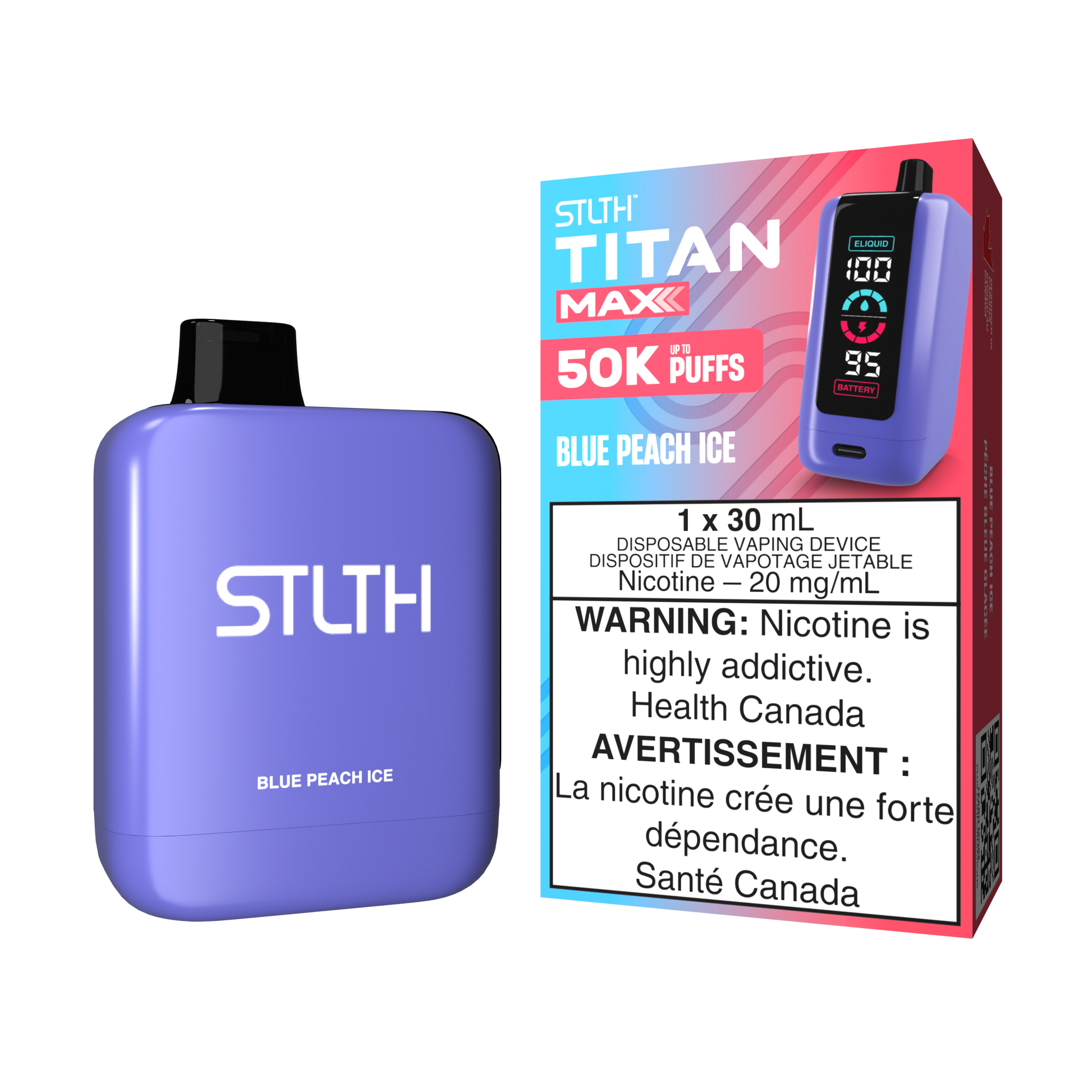 STLTH Titan Max 50k Blue Peach Ice