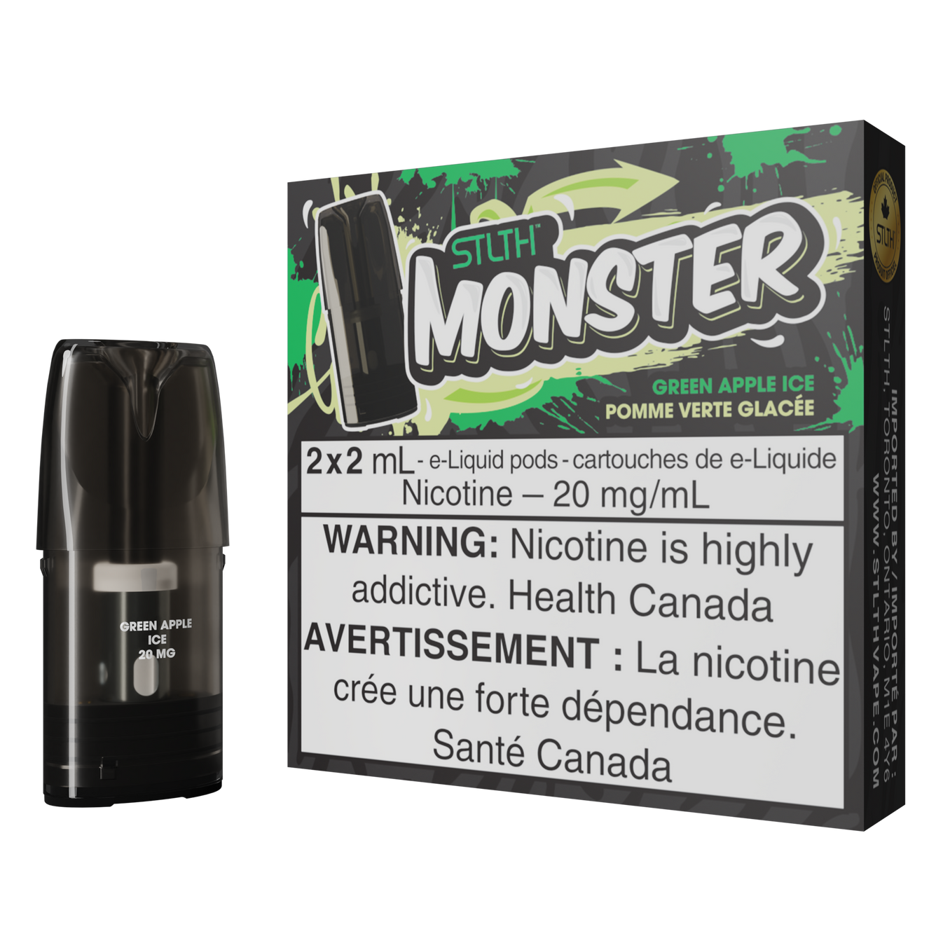 STLTH-monster-pod-green-Apple-ice 