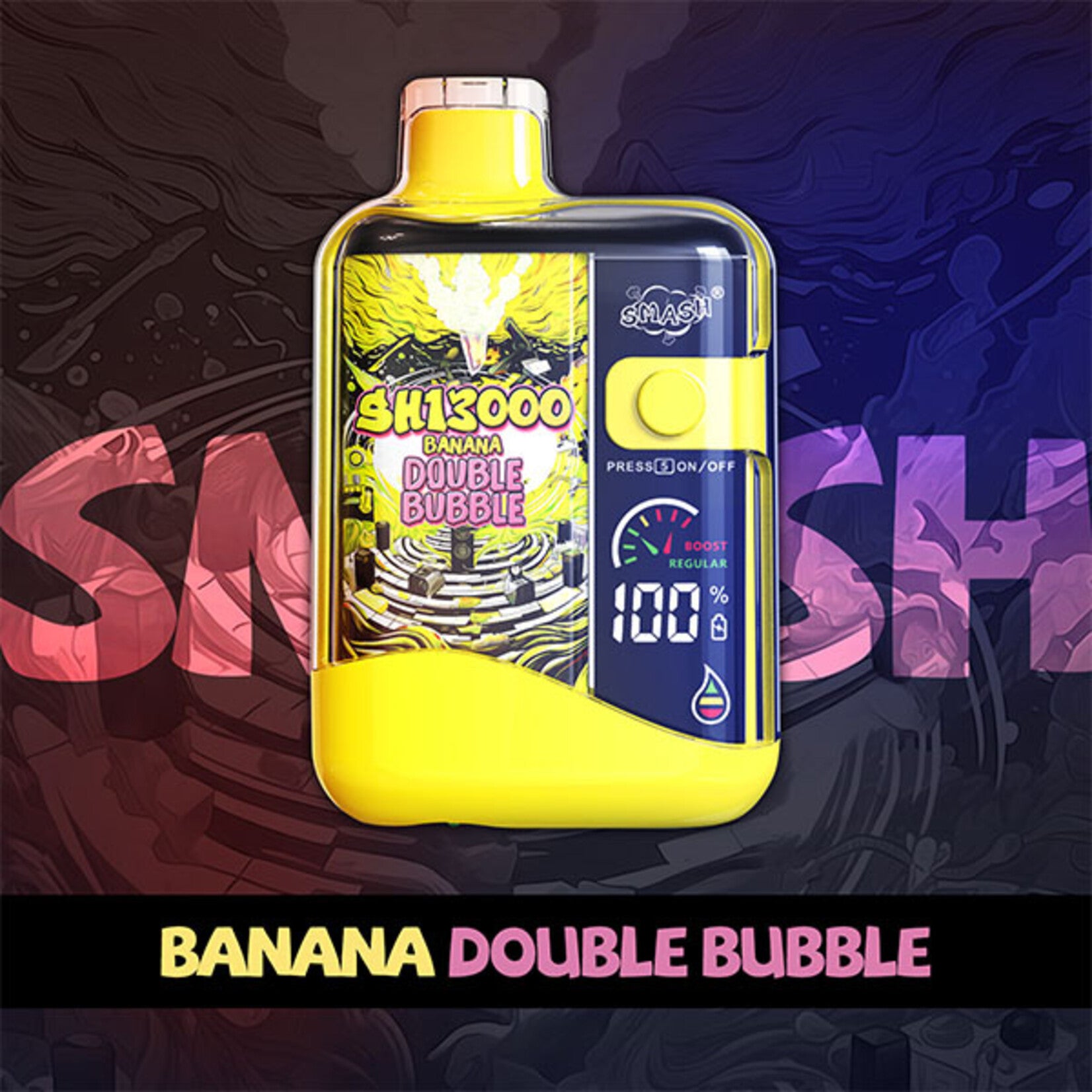 Smash-13k-banana-double-bubble-disposable