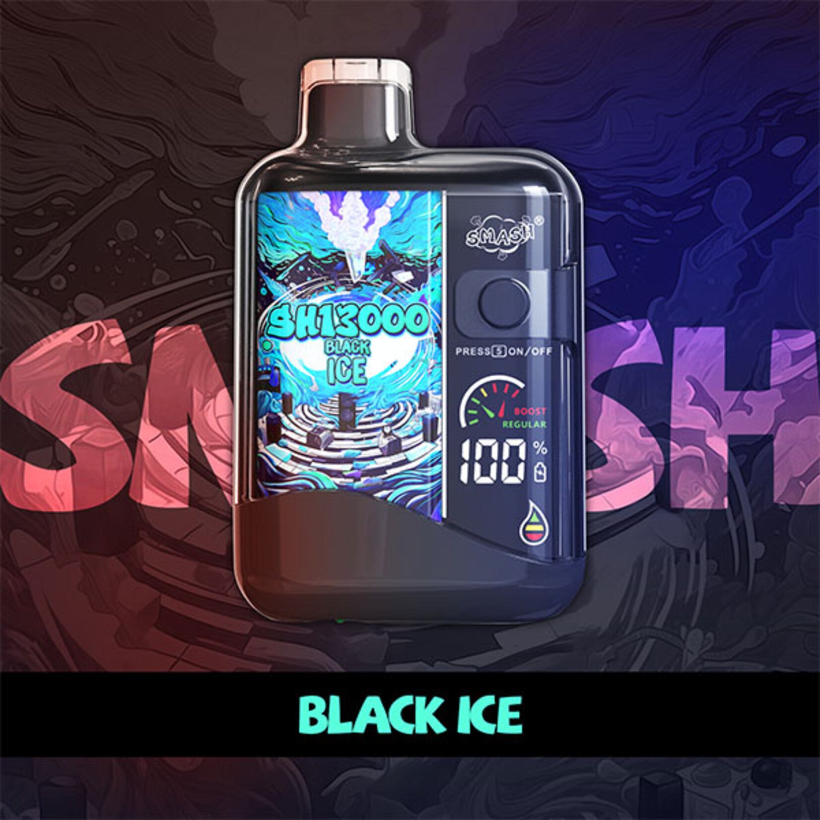 Smash-13k-black-ice-disposable