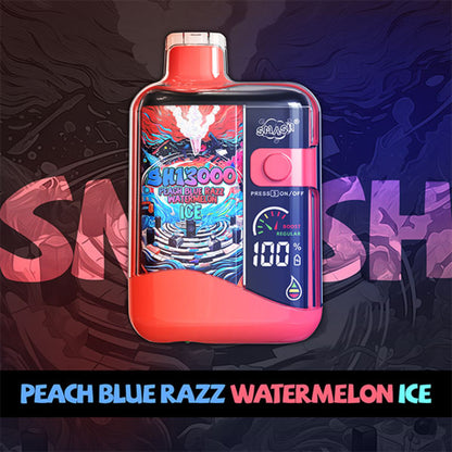 Smash-13k-peach-blue-raz-watermelon-ice-disposable