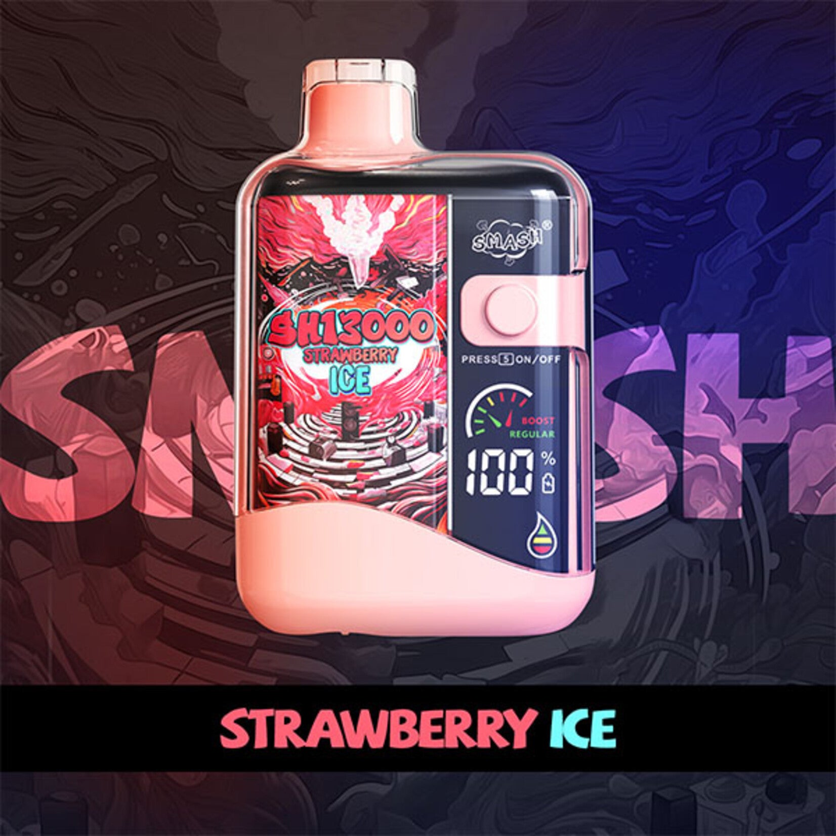 Smash-13k-strawberry-ice-disposable