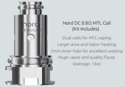 Smok Coils Nord Regular Coils Dc 0.8 MTL