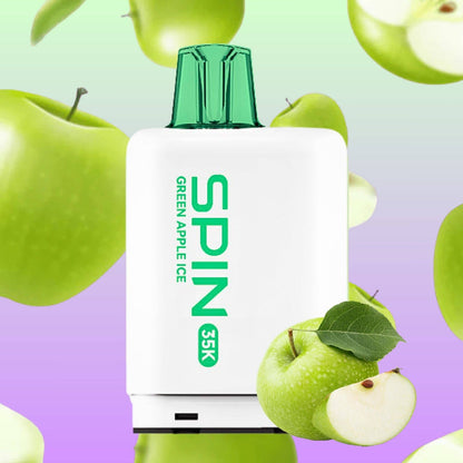 Spin Fizz X 35k Pods Green Apple Ice