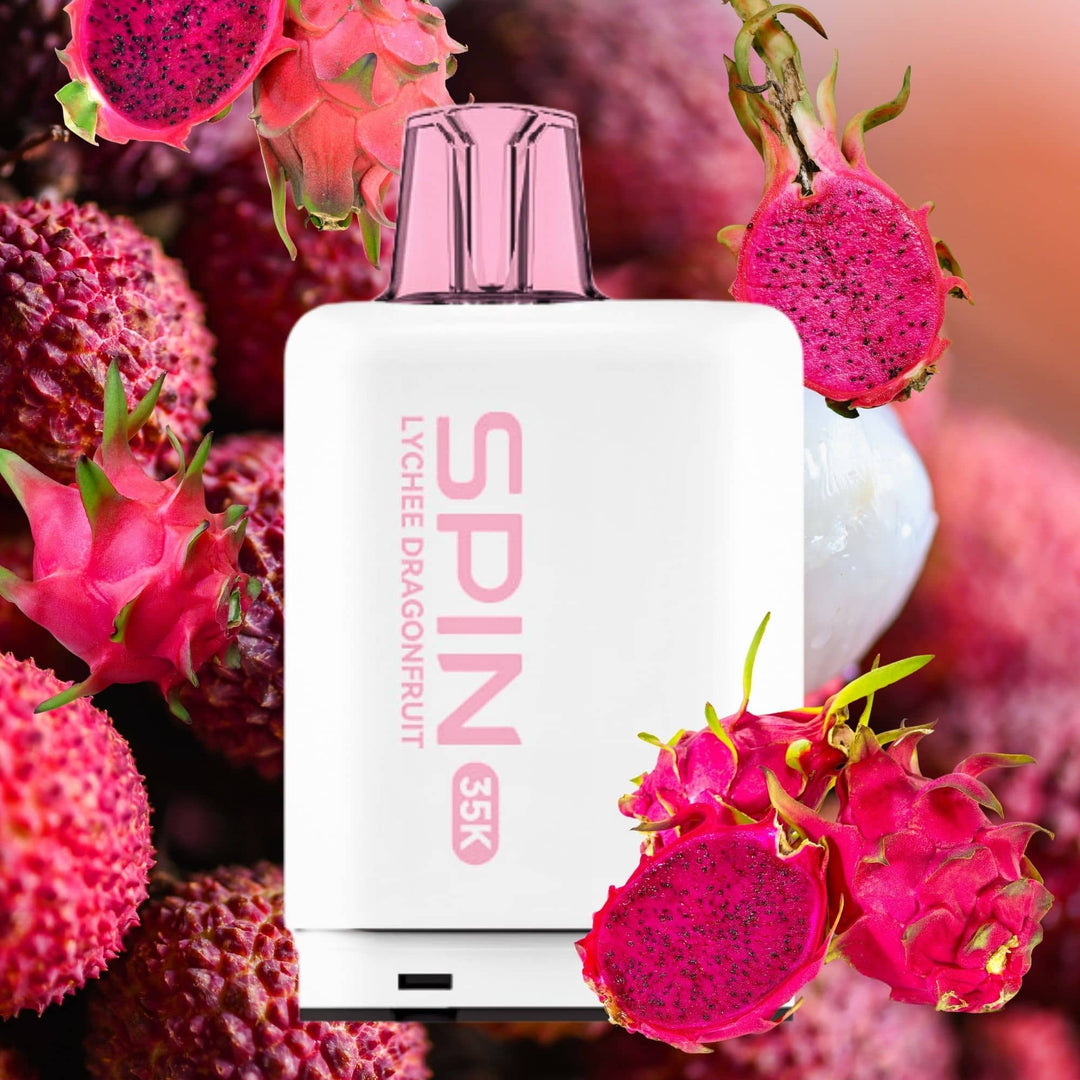 Spin Fizz X 35k Pods Lychee Dragonfruit