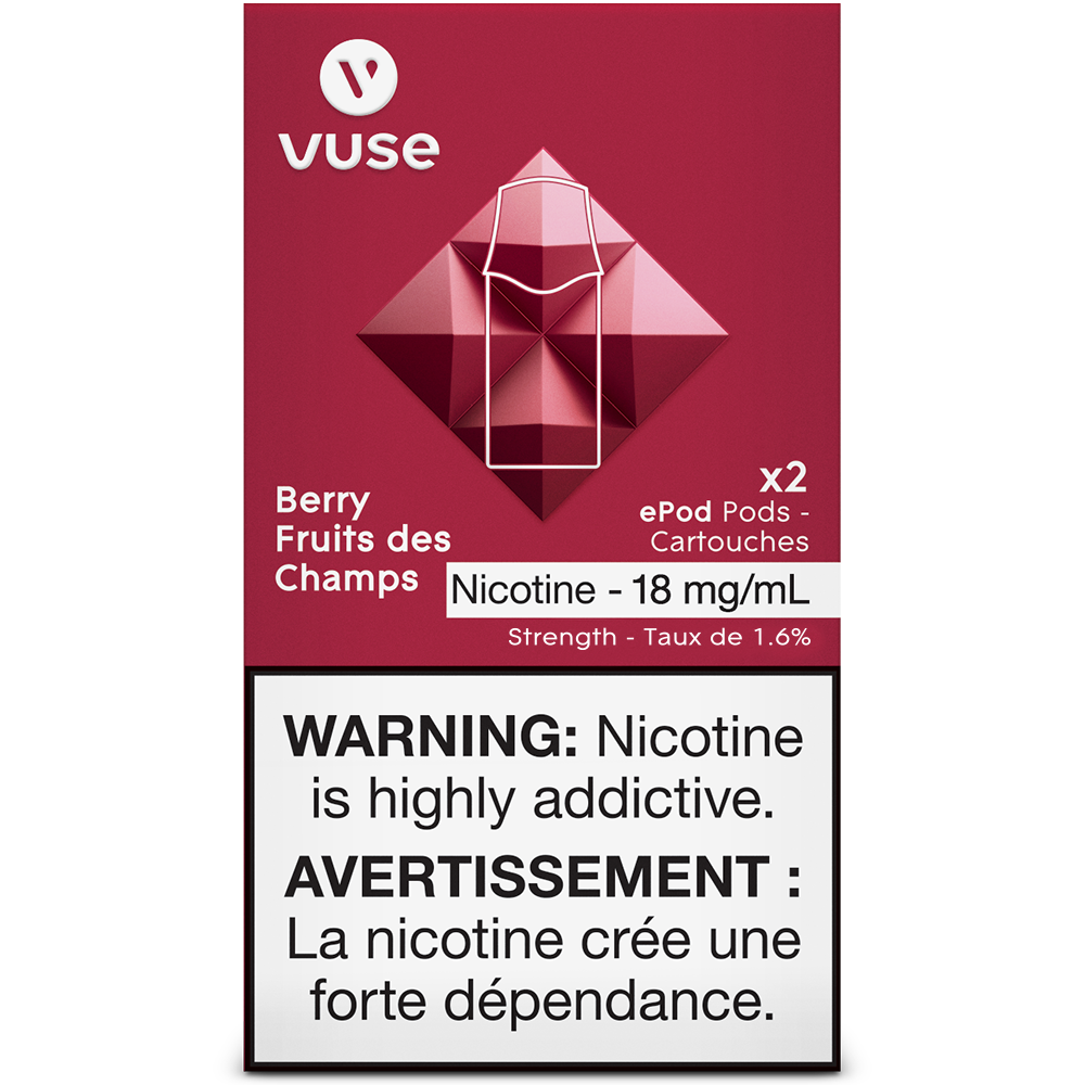 Vuse Pods - 18mg (2 Pack) Vape Zone & Smokers Accessories Vuse Pods - 18mg (2 Pack) Vape Zone & Smokers Accessories