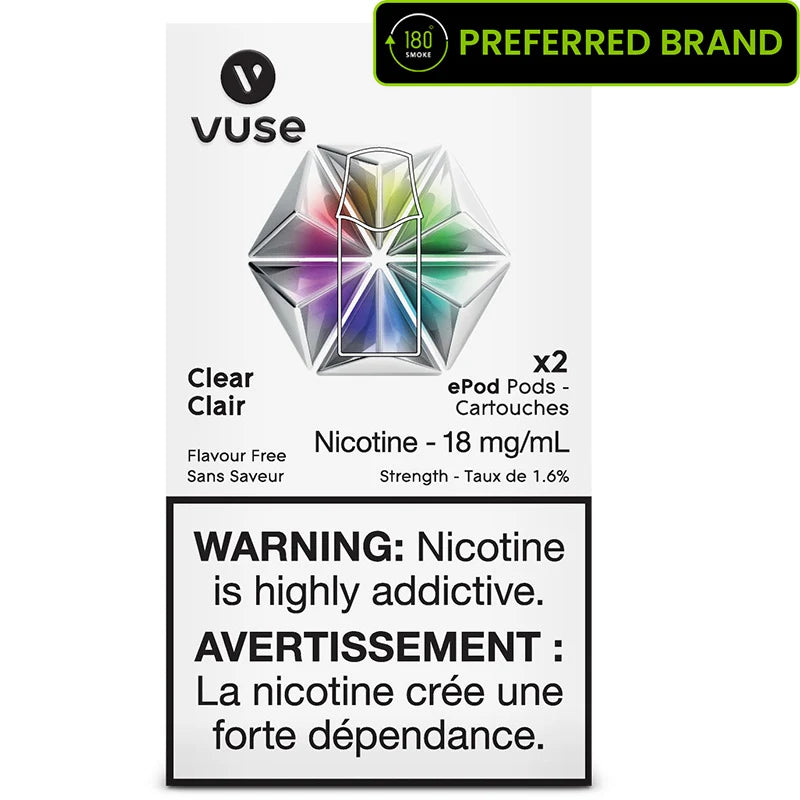 Vuse Pods 18mg Clear