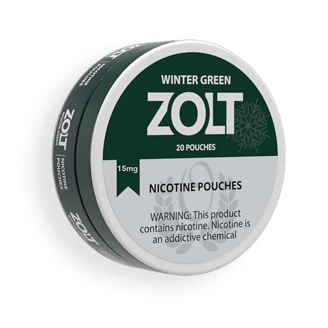 Zolt Nicotine Pouches 15mg Wintergreen