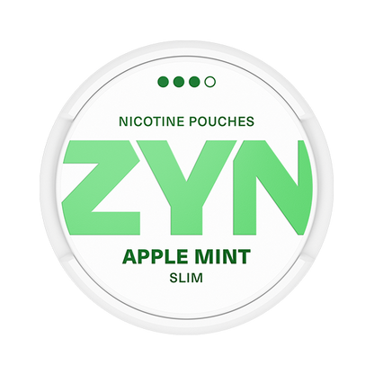 Zyn Nicotine Pouches Apple Mint Slim