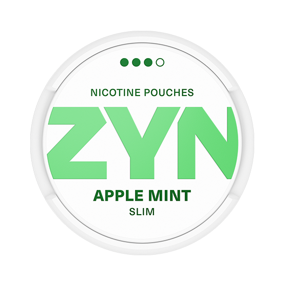 Zyn Nicotine Pouches Apple Mint Slim